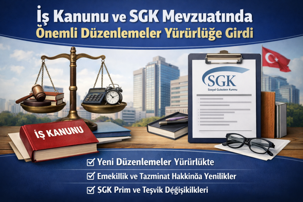 İş Kanunu ve SGK Mevzuatında Önemli Düzenlemeler Yürürlüğe Girdi İSG Teknik Ölçüm - İş Kanunu ve SGK Mevzuatında Önemli Düzenlemeler Yürürlüğe Girdi